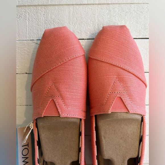 Tom’s Alpargata Shell Pink Heritage Canvas 7.5 NWT - Picture 10 of 10